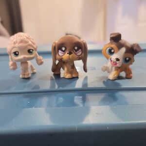 Littlest Pet Shop Brown and Pink Mini Pet Figures